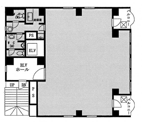 品川区東五反田５丁目の事務所の間取り