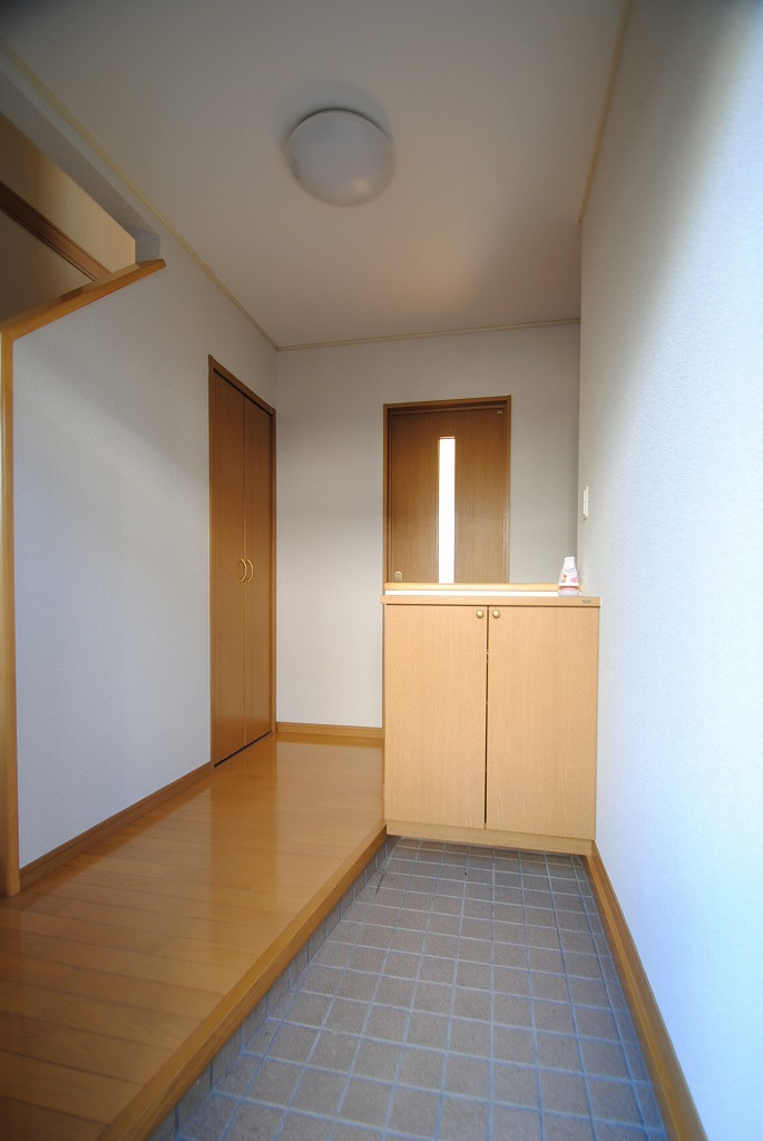 久留米市荘島町のタウンの玄関