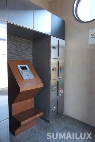熊本市東区下南部３丁目の賃貸マンションのエントランス