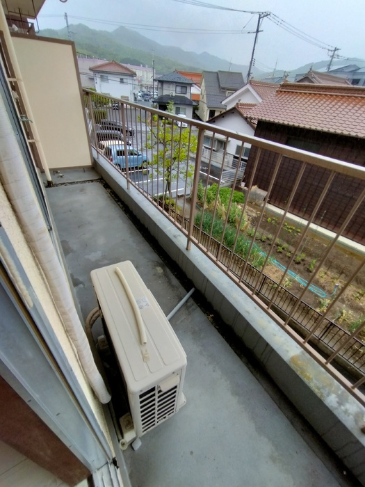 大林マンションのバルコニー