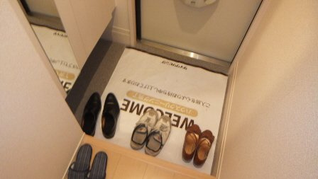 ディアコートの玄関|広めの玄関です