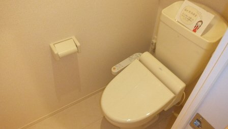 ディアコートのトイレ|ウォシュレット付きです
