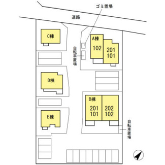 【区画図】 | タウンハウスグラン東深津　B