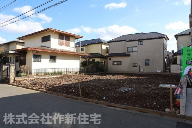 八千代市大和田新田　売地　建築条件なし　約５４坪の整形地の外観