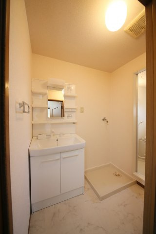 カーサソレイユB棟の洗面所