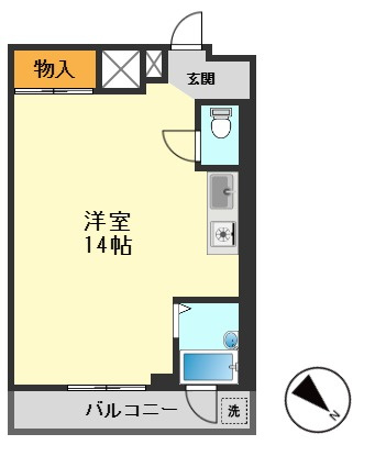 ニューシャトレーマンションの間取り