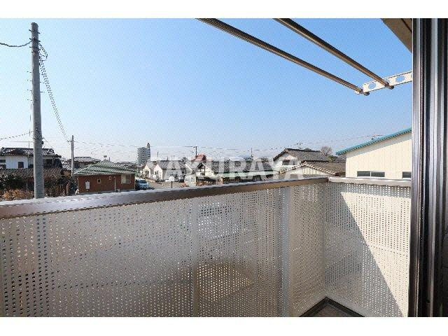 オーロファーレ4-Ｄのバルコニー|現況と異なる場合がございます。