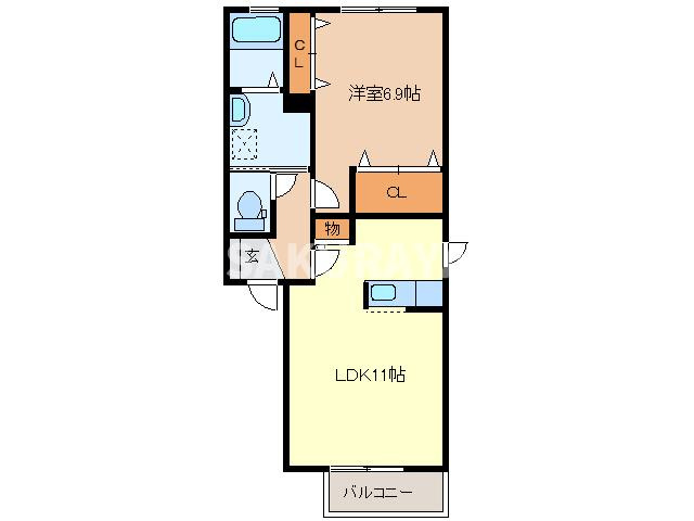 オーロファーレ4-Ｄの間取り
