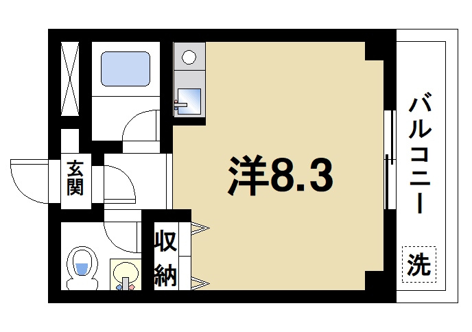 セントラルハイツ千代の間取り