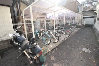 【その他共用部分】 | ハイクレールみと | ★屋根付き駐輪場★