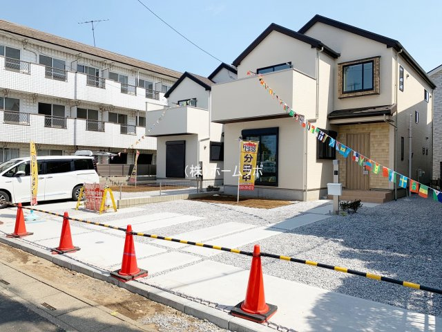 【新築】坂戸市八幡新築分譲住宅 全2棟 2号棟の外観|陽当り良好
完成です　内覧お気軽にご連絡ださい