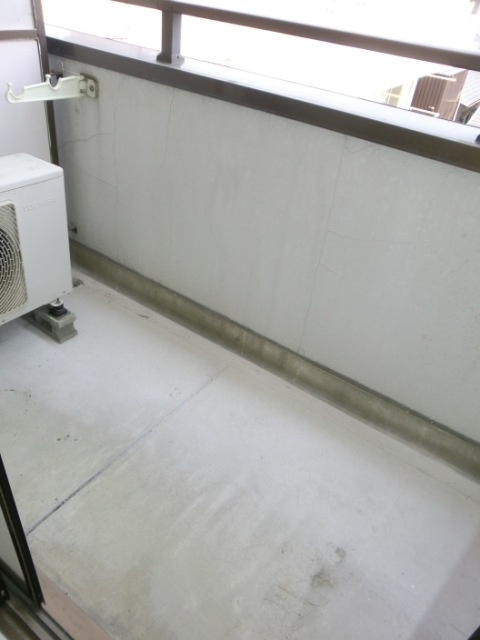 大阪市淀川区新高６丁目の賃貸マンションのバルコニー