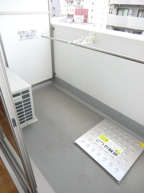 レジュールアッシュJUSOのバルコニー