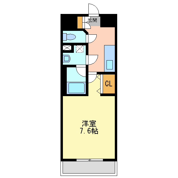 レジュールアッシュJUSOの間取り