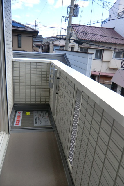 ハイツクレールのバルコニー