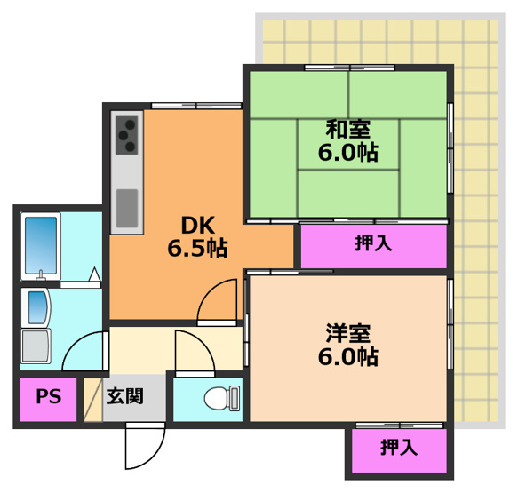 【間取り】 | グリーンピア高槻