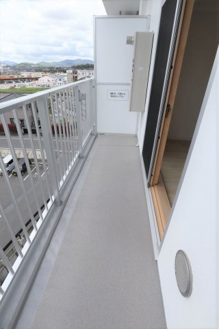 寺家駅前レジデンスICZのバルコニー