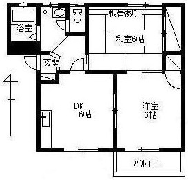 【間取り】 | サンセールB