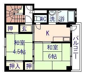 【間取り】 | ビレッジハウス額原3号棟