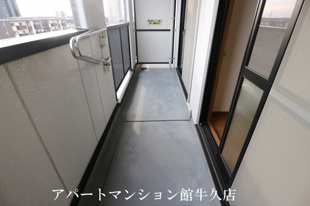 ヴィザージュのバルコニー