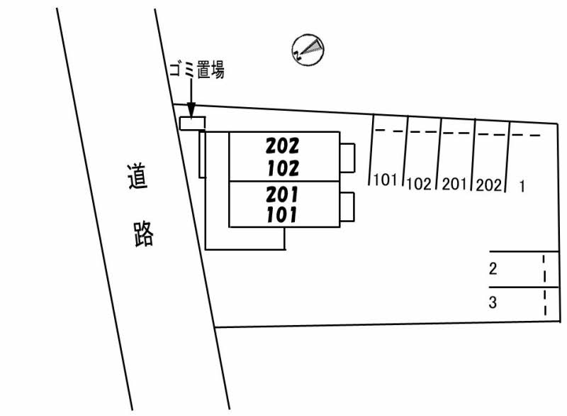 クリスタルの区画図