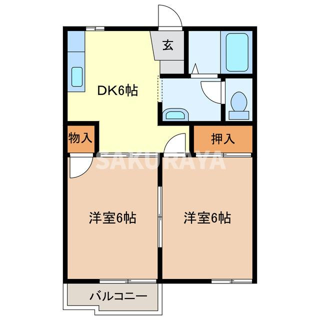 ハイツフィノーバの間取り