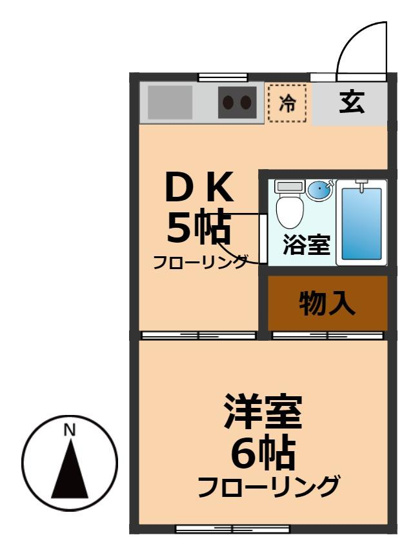 【間取り】 | ユリアコーポ