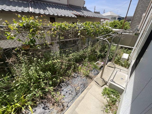 【庭】 | ＯＭハウス | 簡単な家庭菜園も楽しめるお庭です