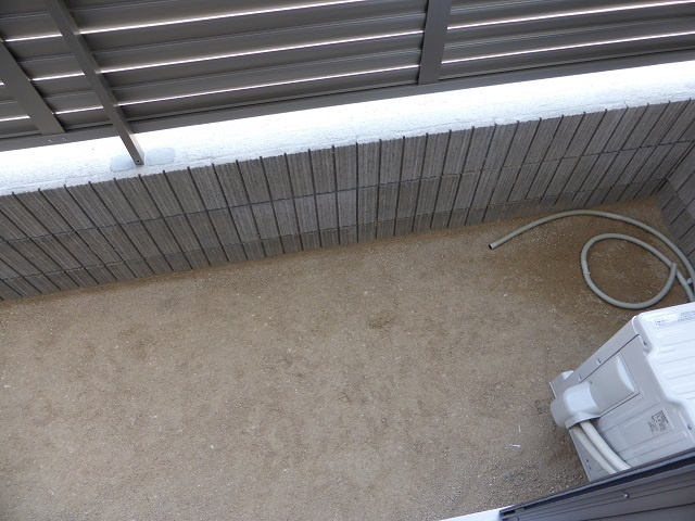 ル　シェル西条のバルコニー