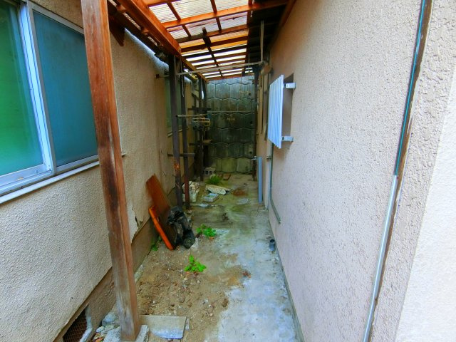河内長野市本町戸建の庭