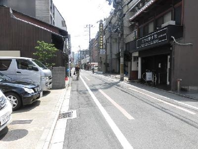 ラビーム河原町の周辺|前面道路