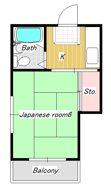 メゾン岡の間取り