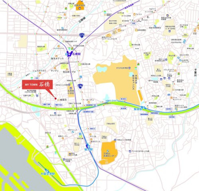 【地図】 | マイタウン石橋4丁目プレミアム◇◆全2区画◇◆モデルハウス◇◆ | 現地案内図