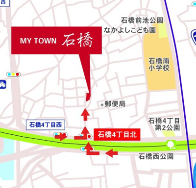 【地図】 | マイタウン石橋4丁目プレミアム◇◆全2区画◇◆モデルハウス◇◆ | 現地案内図