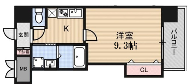 【間取り】 | Luxe布施北Ⅰ