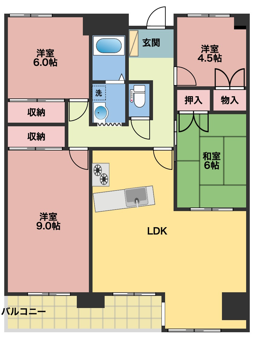 ニュートンヴィレッジの間取り