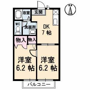 【間取り】 | セフィラ北斎院　Ａ棟B棟