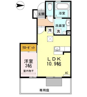 【間取り】 | D-room愛光町