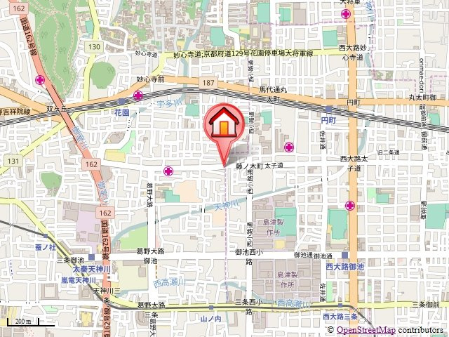 プリジェール太子道の地図