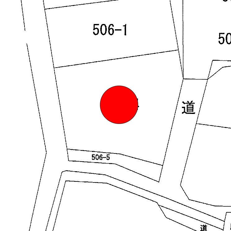 足利市多田木町の売地の区画図