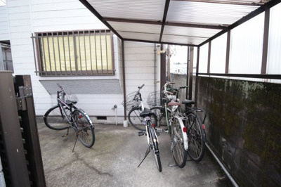 【その他共用部分】 | ハーモニーハイツ | 駐輪場です♪