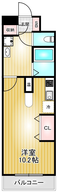 Wohnung K｜名古屋市の賃貸ならMy賃貸の間取り|Wohnung K(ヴォーヌングケイ）