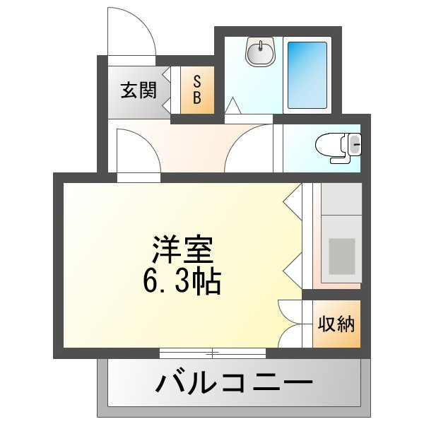 ハイツジェイワイの間取り