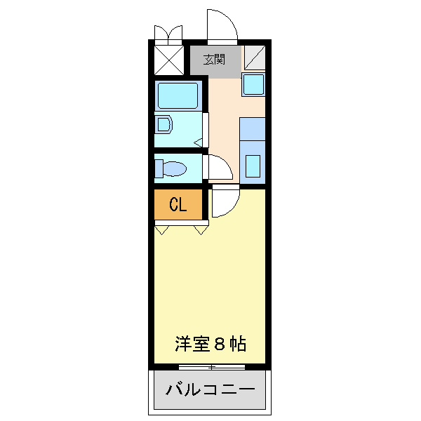 大阪市淀川区十三東３丁目の賃貸マンションの間取り
