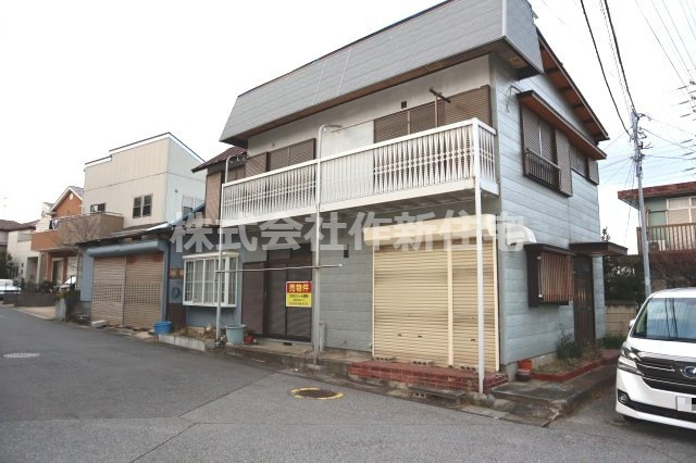 花見川区浪花町　売地　約６２．８坪　建築条件なし　更地渡し　南公道面の外観