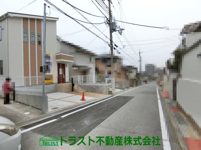 明石市大久保町谷八木 新築戸建の前面道路含む現地写真