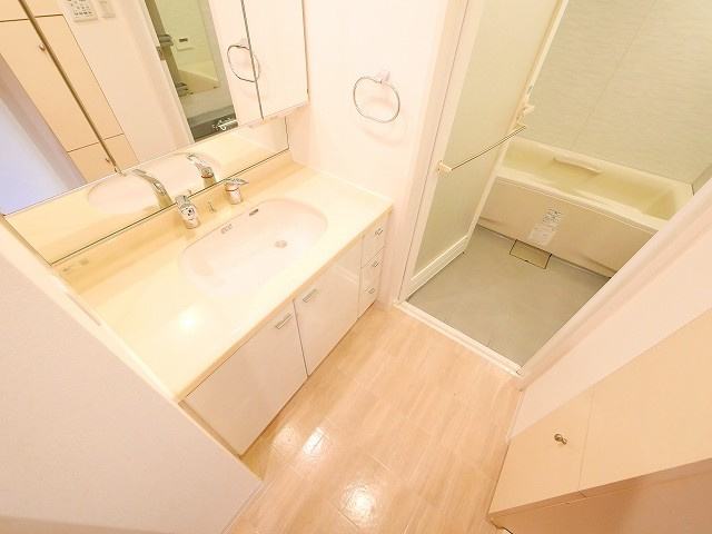 エス・バイ・エルクラスタあやめ池の独立洗面台