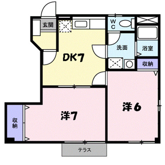【間取り】 | コーポ篠山
