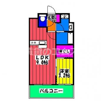 【間取り】 | リアンシエルブルー雑餉隈 | リアンシエルブルー雑餉隈の間取り