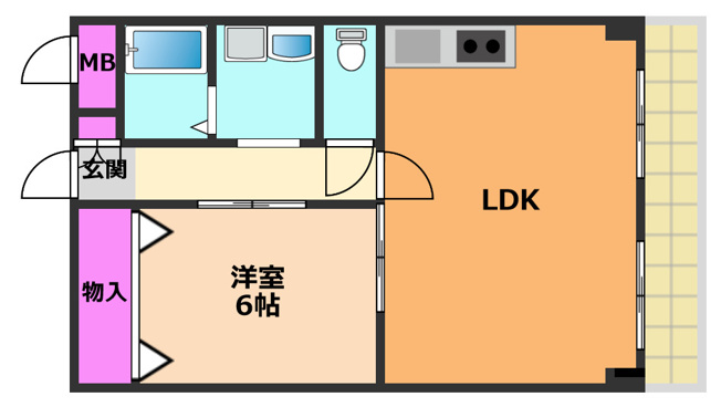 【間取り】 | リベラルヒルズ真上